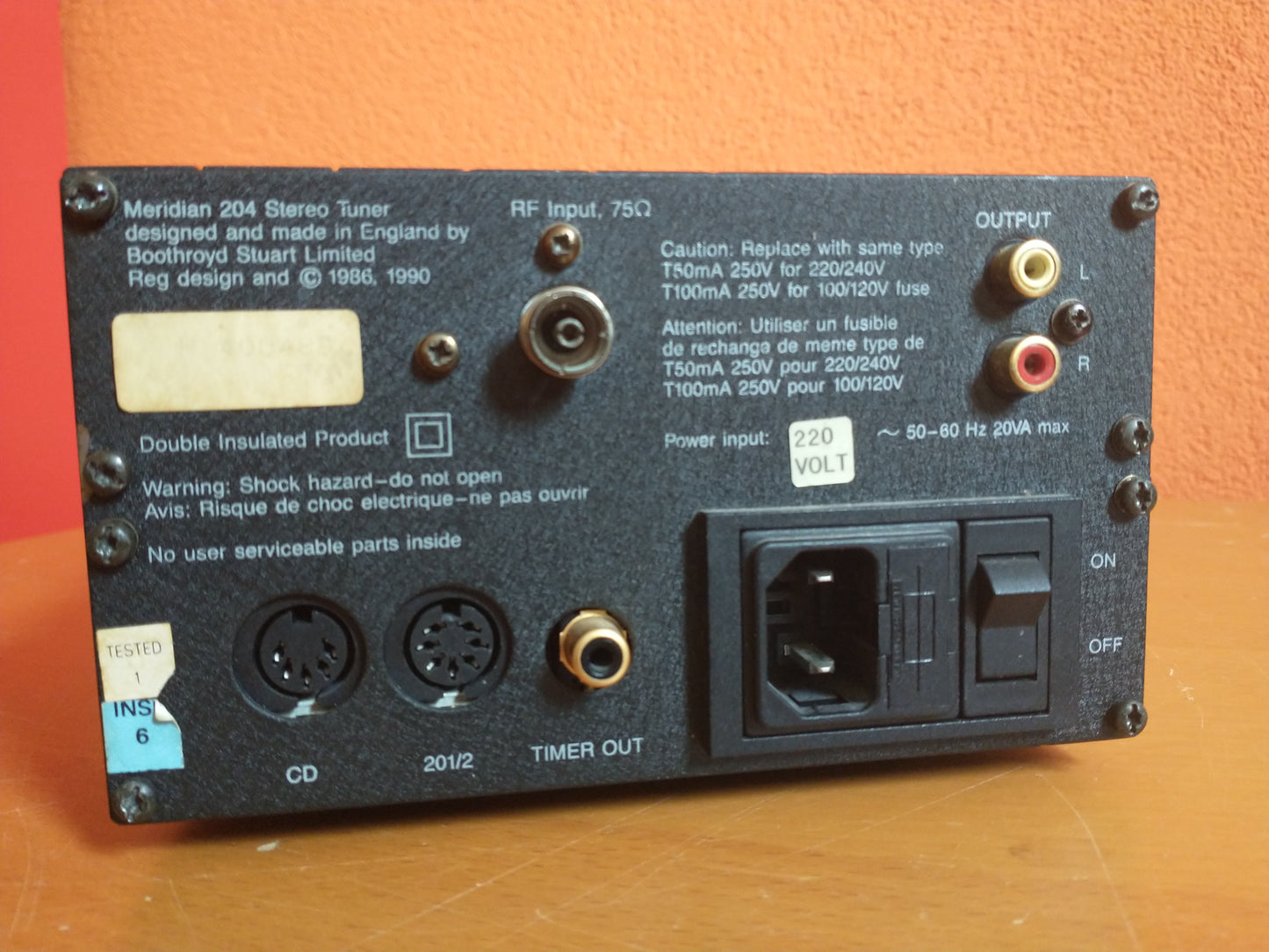 Meridian 204 FM Stereo Tuner-Timer