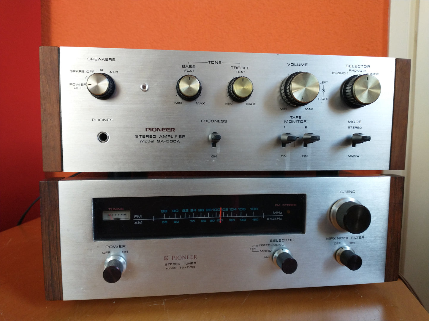 Pioneer SA-500A & Pioneer TX-500