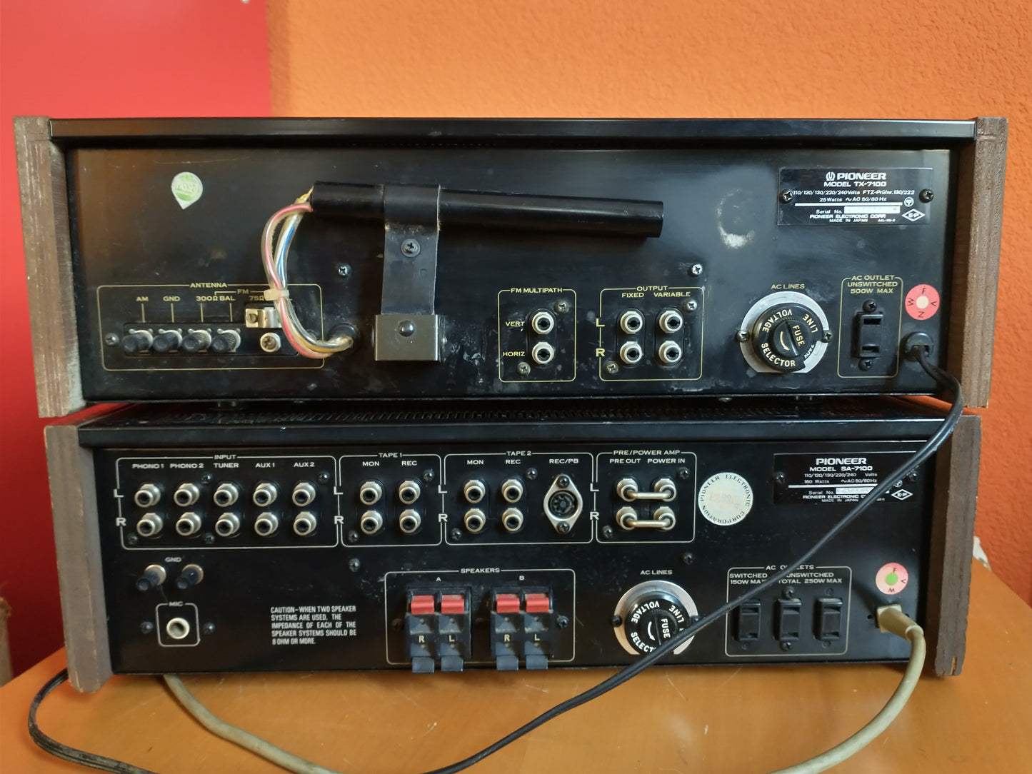 Pioneer SA-7100 & Pioneer TX-7100